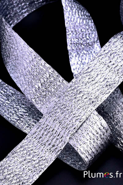 Band - Breite 4 cm - silber